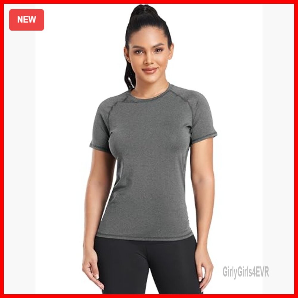 4 Pack Compression Workout T-Shirts Quick Dry Ath… - image 4